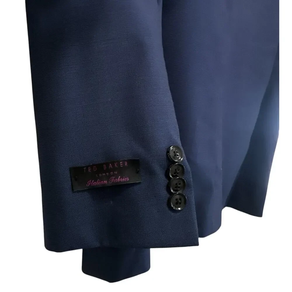 Ted Baker London Jay CT Navy Blazer Mens 40R NWT Wool Endurance 2 Button